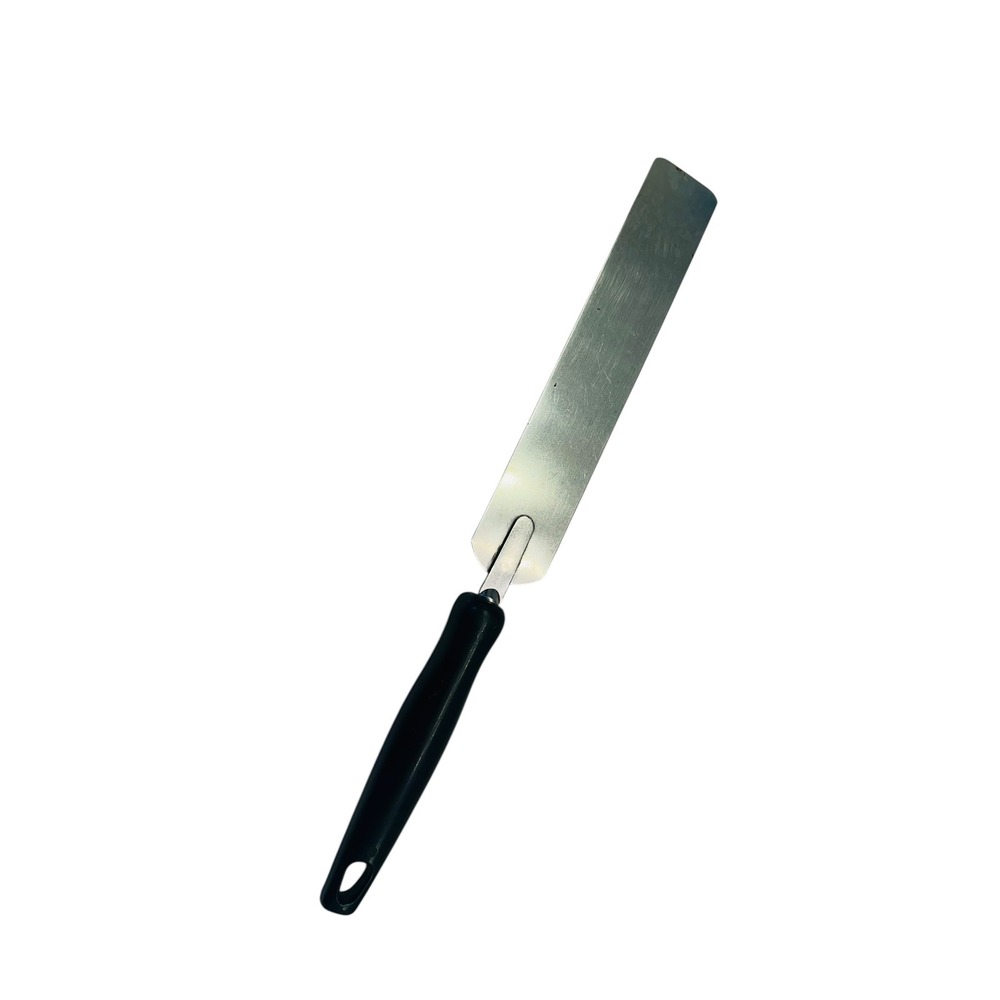 Vintage EKCO USA Stainless Steel Icing Spatula Faux Wood‎ Handle Straight Cake